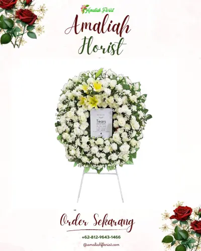 Krans Bunga Duka Cita di Cibogor